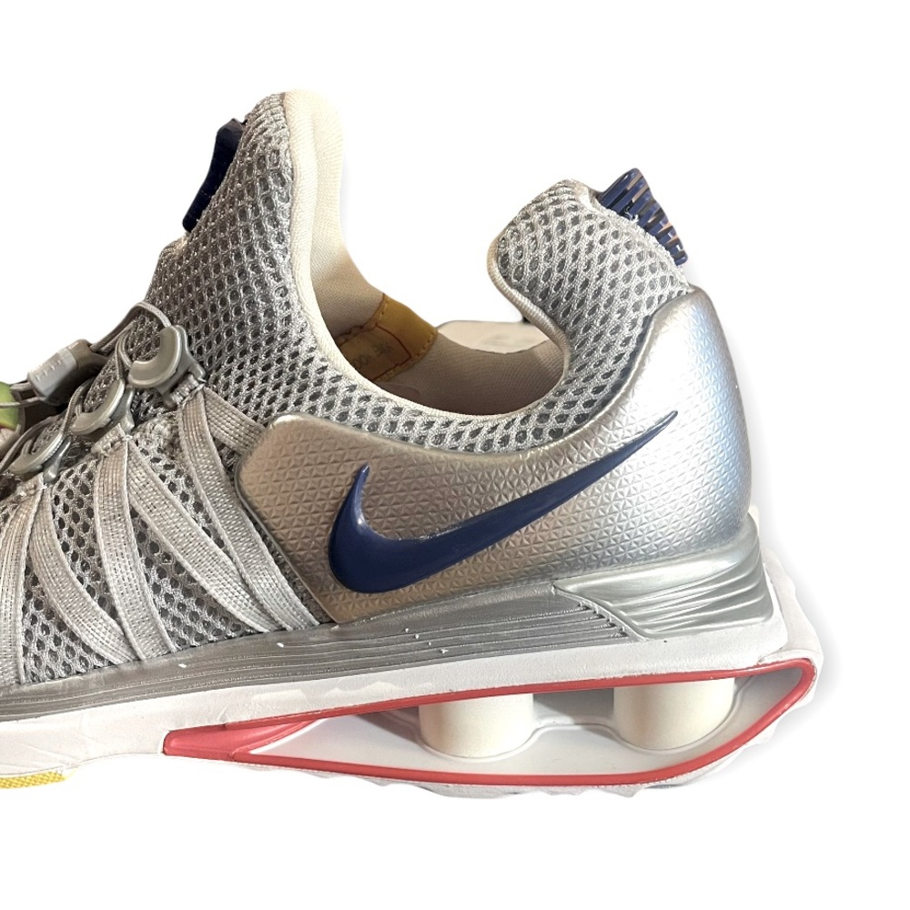 Nike Shox Gravity Sneakers Mens Running Training Shoes Metallic Silver Gray Grey - Picture 10 of 16